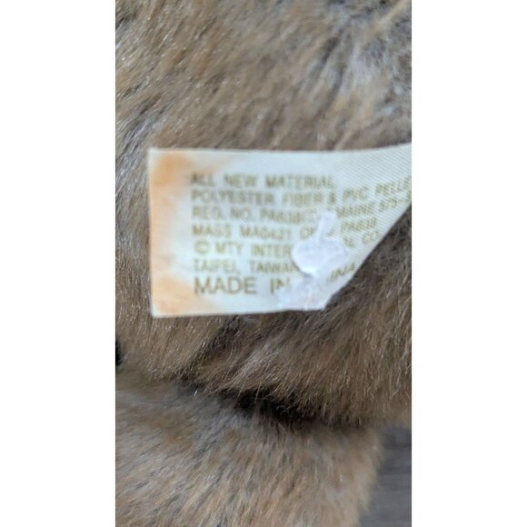 Dan Dee Plush Teddy Bear stuffed animal toy frosted brown gray 11" sitting - Picture 9 of 9